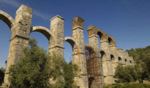 Roman aqueduct at Moria Lesvos